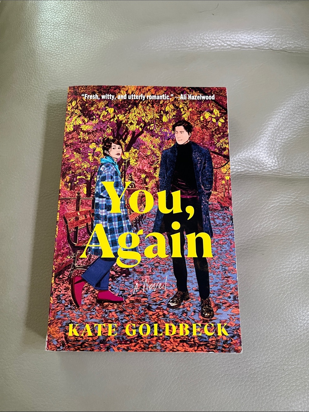 You, Again by Kate Goldbeck - Colorful Fall Cover